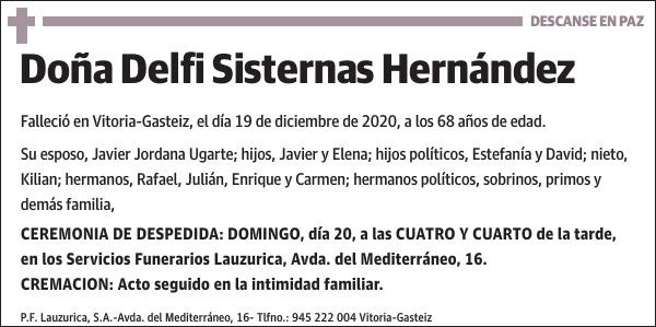 Delfi Sisternas Hernández