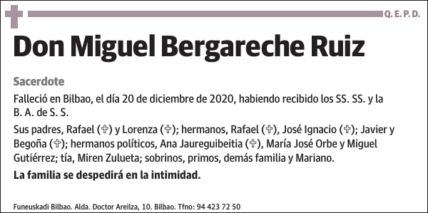 Miguel Bergareche Ruiz