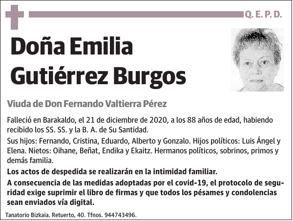 Emilia Gutiérrez Burgos