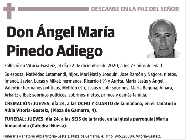 Ángel María Pinedo Adiego