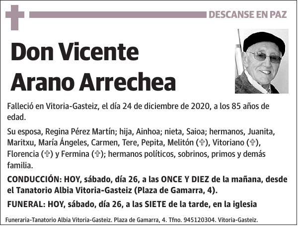 Vicente Arano Arrechea