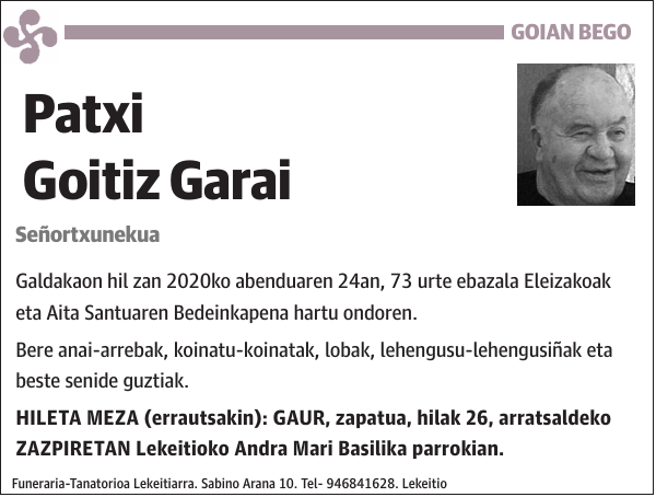 Patxi Goitiz Garai