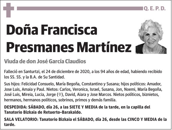 Francisca Presmanes Martínez