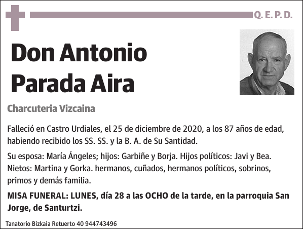 Antonio Parada Aira