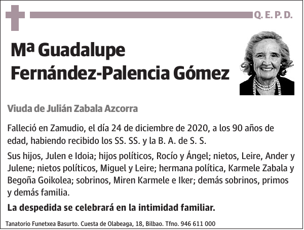 Mª Guadalupe Fernández-Palencia Gómez