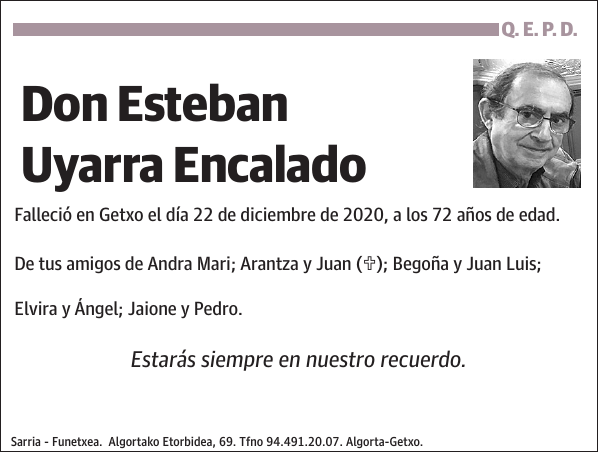 Esteban Uyarra Encalado