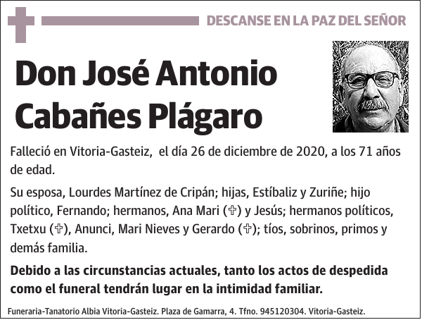 José Antonio Cabañes Plágaro