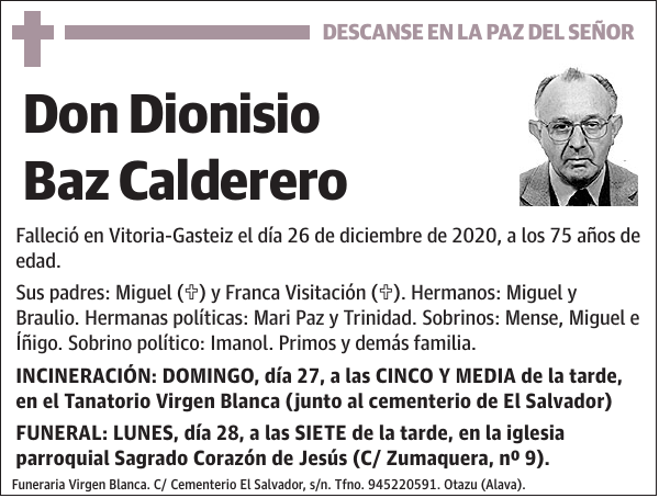 Dionisio Baz Calderero