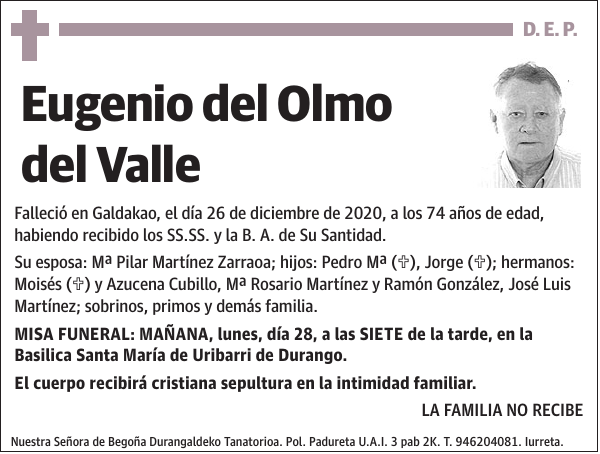 Eugenio del Olmo del Valle