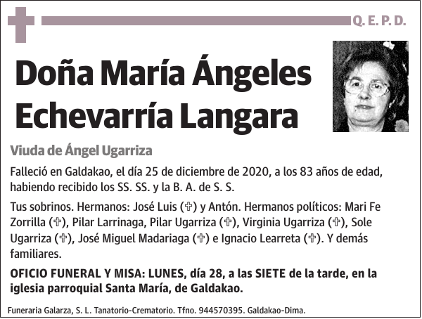 María Ángeles Echevarría Langara