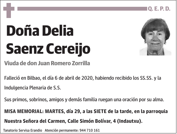 Delia Saenz Cereijo