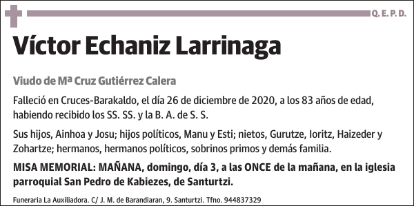 Víctor Echaniz Larrinaga