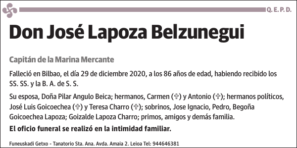 José Lapoza Belzunegui