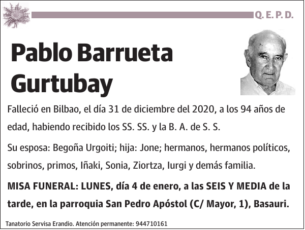 Pablo Barrueta Gurtubay