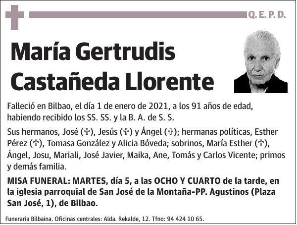 María Gertrudis Castañeda Llorente