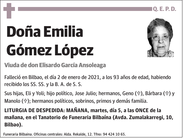 Emilia Gómez López