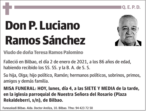 P. Luciano Ramos Sánchez