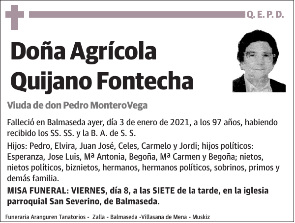 Agrícola Quijano Fontecha