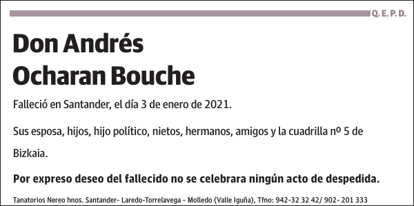 Andrés Ocharan Bouche