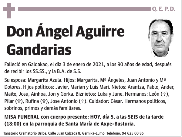 Ángel Aguirre Gandarias