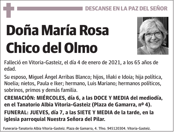 María Rosa Chico del Olmo