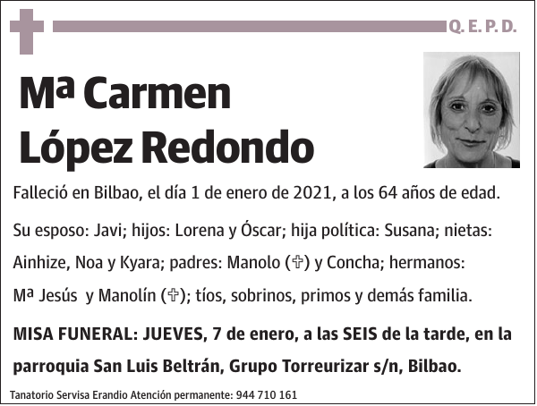 Mª Carmen López Redondo