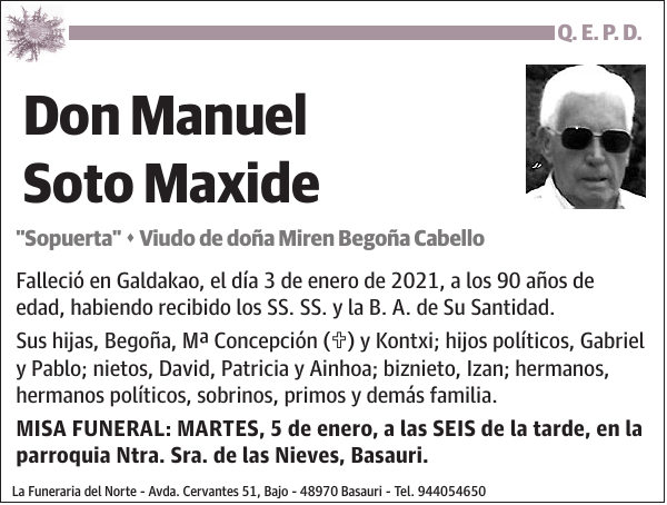 Manuel Soto Maxide 'Sopuerta'