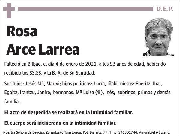 Rosa Arce Larrea