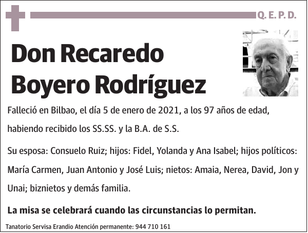 Recaredo Boyero Rodríguez