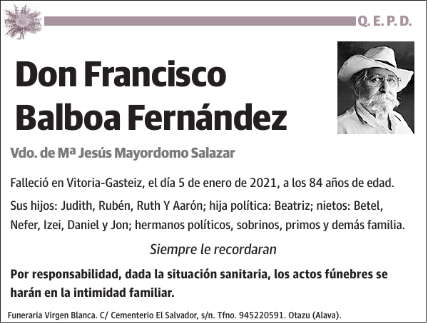 Francisco Balboa Fernández