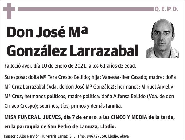 José Mª González Larrazabal