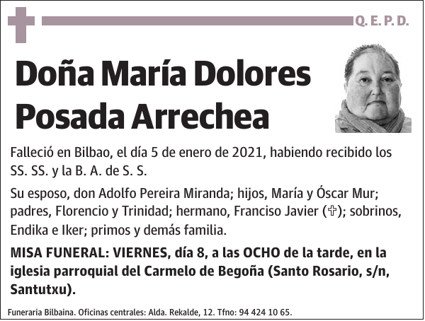 María Dolores Posada Arrechea