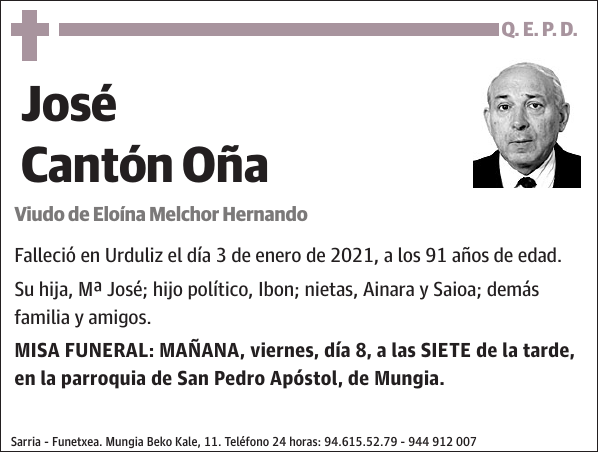 José Cantón Oña