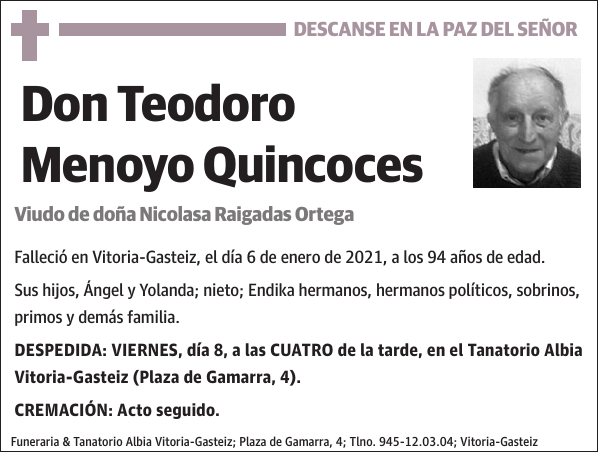 Teodoro Menoyo Quincoces