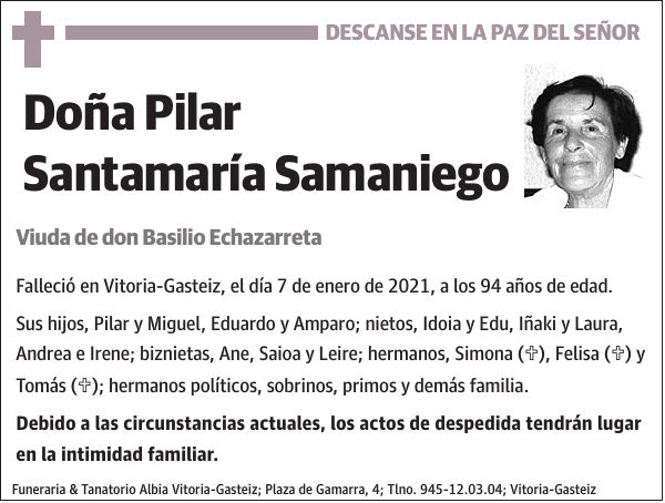 Pilar Santamaría Samaniego