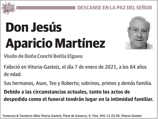 Jesús Aparicio Martínez