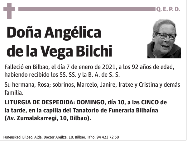 Angélica de la Vega Bilchi