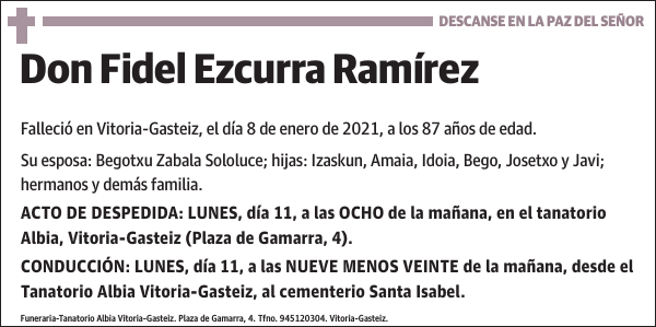 Fidel Ezcurra Ramírez