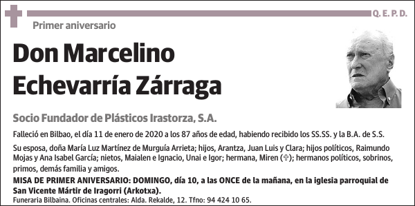 Marcelino Echevarría Zárraga