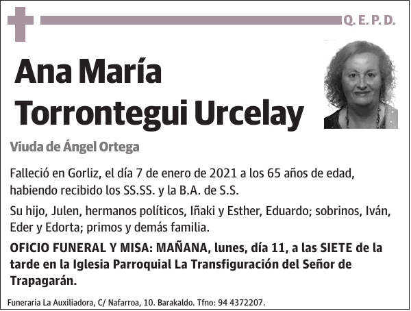 Ana María Torrontegui Urcelay