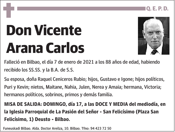 Vicente Arana Carlos