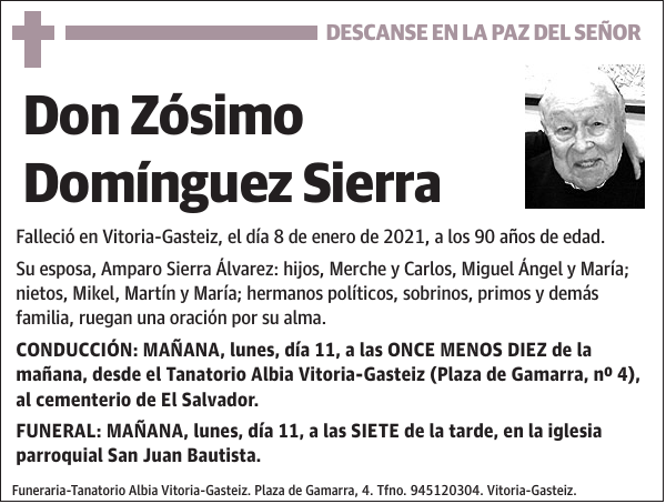 Zósimo Domínguez Sierra