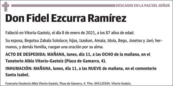 Fidel Ezcurra Ramírez