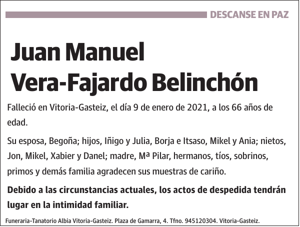 Juan Manuel Vera-Fajardo Belinchón