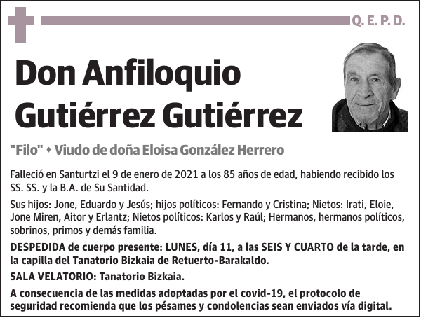 Anfiloquio Gutiérrez Gutiérrez