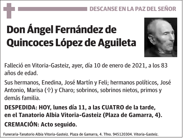 Ángel Fernández de Quincoces López de Aguileta