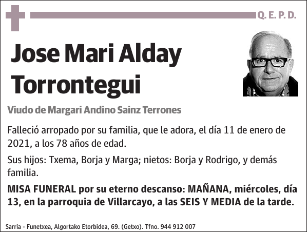 Jose Mari Alday Torrontegui