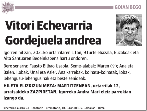 Vitori Echevarria Gordejuela