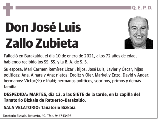 José Luis Zallo Zubieta