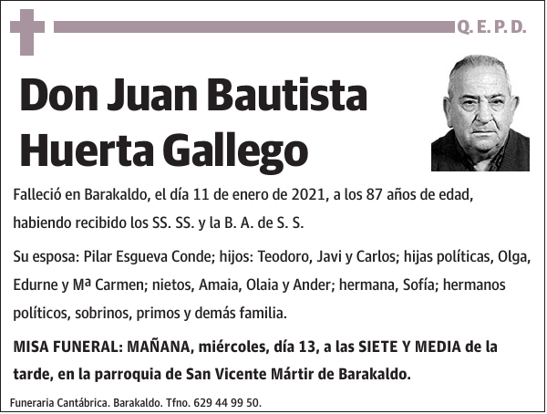 Juan Bautista Huerta Gallego